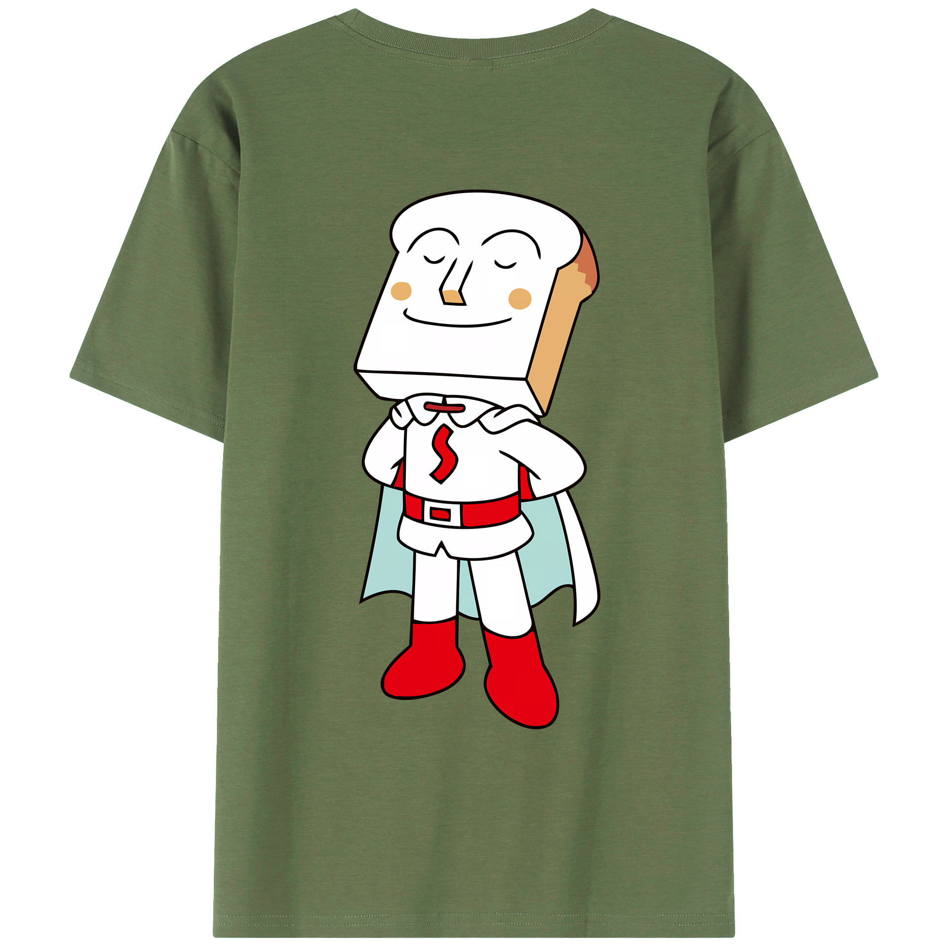 （画像用） アンパンマン Anpanman 綿100％ メンズ半袖Tシャツ（バックプリント） 通気性